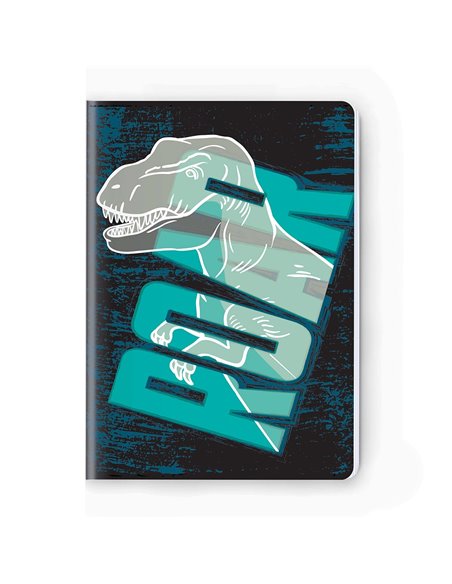 Caiet A5 S-COOL, 52 file, 75 g, matematica, Motiv dino