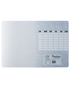 Caiet A5 S-COOL, 52 file, 75 g, matematica, Motiv sky line 2