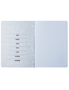 Caiet A5 S-COOL, 52 file, 75 g, dictando, Motiv sky line 2