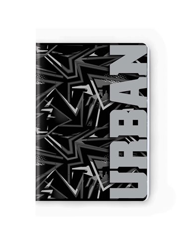 Caiet Premium A5 S-COOL, 52 file, 75 g, matematica, Urban Collection - Boys