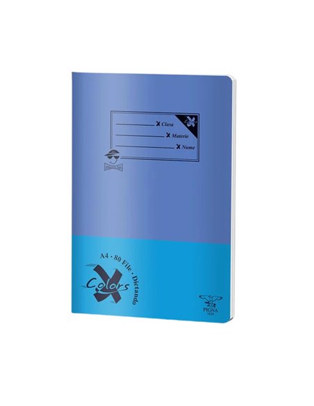 Caiet Pigna A4, 80 de file, 60g/mp, dictando, Basic