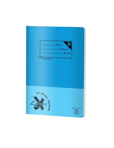 Caiet Pigna A4, 80 de file, 60g/mp, dictando, Basic