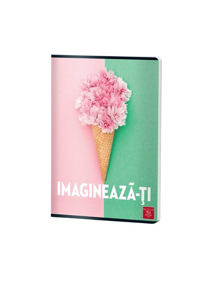 Caiet Pigna A5, 80 file, 60g/mp, dictando, Clasic
