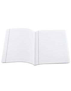 Caiet A4 Daco CT410DR, 100 file, 70 g/m, dictando, coperta plastic, Roz pastel 2