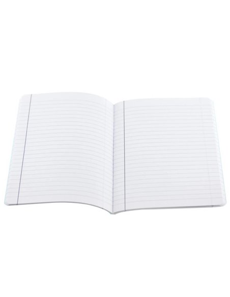 Caiet A4 Daco CT410DR, 100 file, 70 g/m, dictando, coperta plastic, Mov pastel