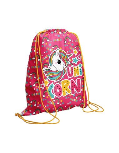 Sac incaltaminte S-COOL SC2510, 46 x 35.5 cm, Motiv unicorn