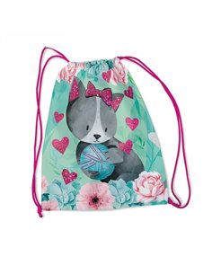 Sac sport S-COOL SC1339, 46 x 35.5 cm, Motiv kitty