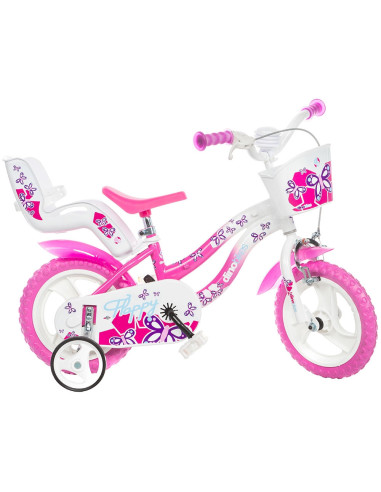 DB-512L-02,Bicicleta copii Dino Bikes 12' Flappy roz