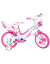 DB-516-02,Bicicleta copii Dino Bikes 16'' Flappy roz