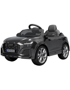 ELKAUQ8R23B,Masinuta electrica Chipolino Audi RS Q8 cu scaun din piele si roti EVA black