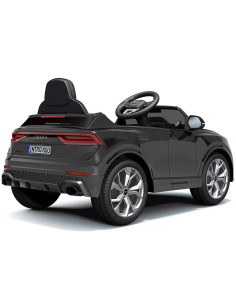 ELKAUQ8R23B,Masinuta electrica Chipolino Audi RS Q8 cu scaun din piele si roti EVA black 2