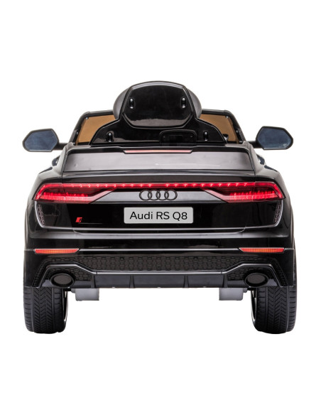 ELKAUQ8R23B,Masinuta electrica Chipolino Audi RS Q8 cu scaun din piele si roti EVA black