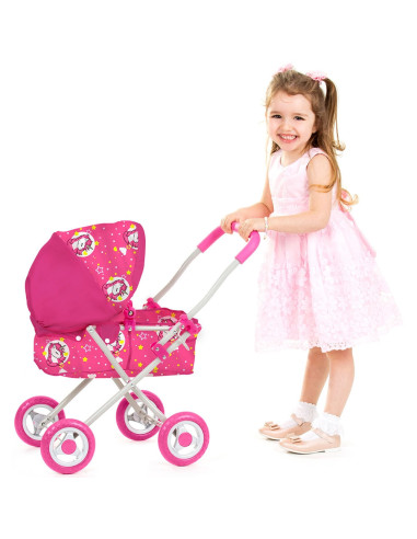 KZKEL02403UN,Carucior pentru papusi Chipolino Emily unicorns KZKEL02403UN,Carucior pentru papusi Chipolino Emily unicorns