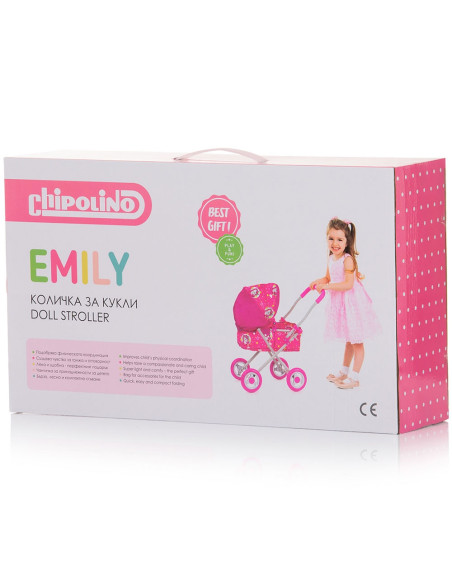 KZKEL02403UN,Carucior pentru papusi Chipolino Emily unicorns KZKEL02403UN,Carucior pentru papusi Chipolino Emily unicorns