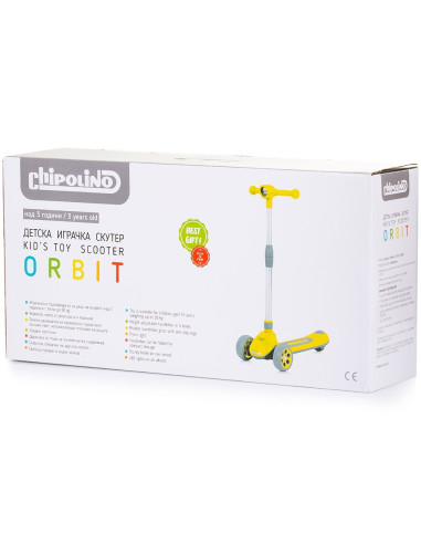 DSORB0236YE,Trotineta Chipolino Orbit yellow DSORB0236YE,Trotineta Chipolino Orbit yellow