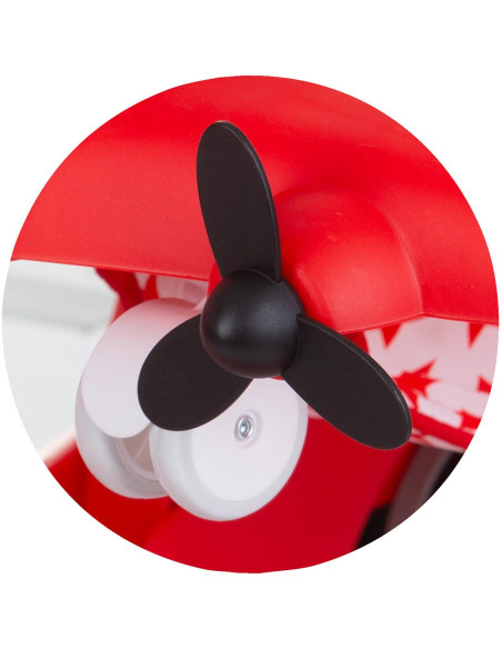 PRAP02401RE,Premergator Chipolino Airplane 3 in 1 red