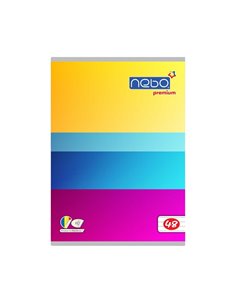 Caiet A5 Nebo premium, 48 file, 80g/mp, dictando, Abstract