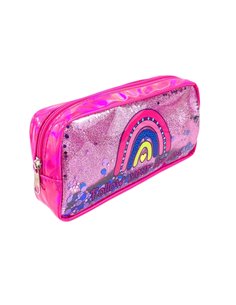 Penar etui cu paiete S-COOL SC2587, Motiv follow your dreams 2