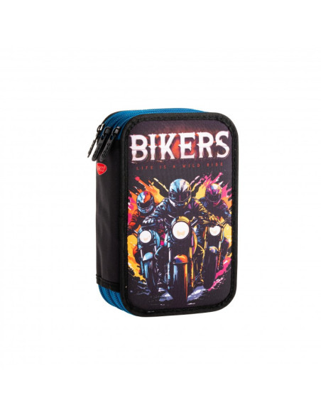 PE3033,Penar 3 fermoare neechipat Bikers DACO PE3033,Penar 3 fermoare neechipat Bikers DACO