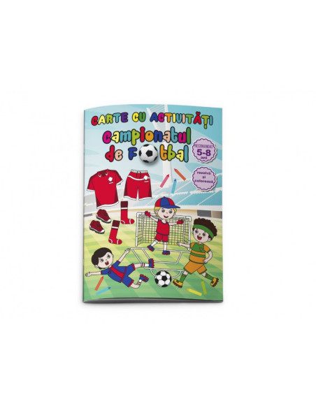 771203,Carte colorat și activități A4 Campionatul de fotbal 771203