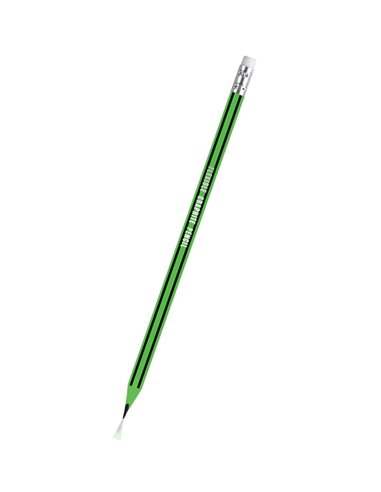 Creion grafit flexibil HB cu radiera S-COOL SC601, Hexagonal