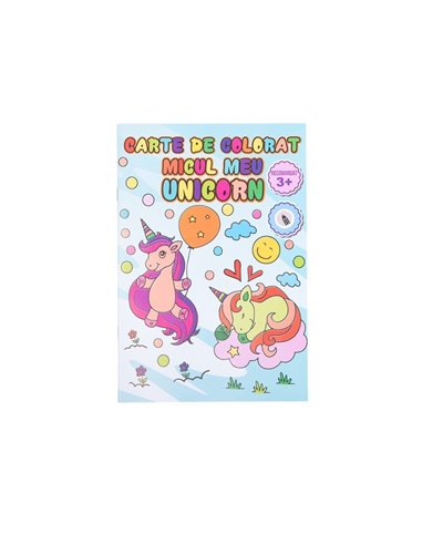 Carte colorat B5 ARTPRESS 770398, Micul meu unicorn