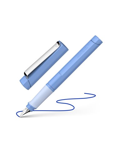 Stilou Schneider Base, dreptaci, penita M, Bleu Stilou Schneider Base, dreptaci, penita M, Bleu