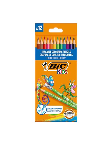 Creioane colorate BIC Evolution Illusion P/12 Creioane colorate BIC Evolution Illusion P/12