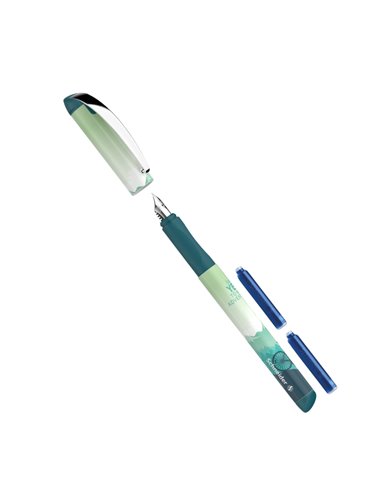 Stilou Schneider INX Sportive + 2 rezerve, blister, Verde