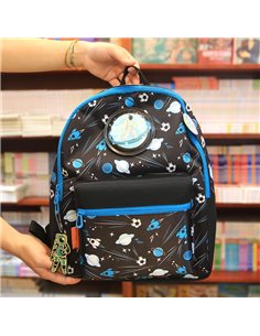 Ghiozdan scoala Fun Time Lights Up Tiger Family, Motiv Moonwalk 2