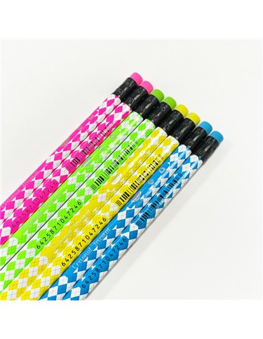 Creion negru cu radiera Daco CG206, Tricotat