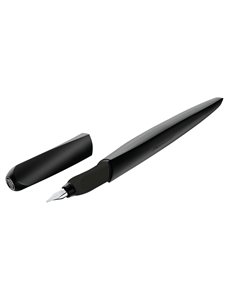Stilou Pelikan Twist caligrafie, 1.5 mm, grip economic, Negru 2