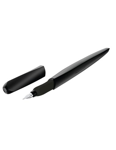 Stilou Pelikan Twist caligrafie, 1.5 mm, grip economic, Negru