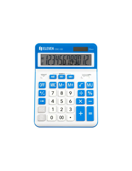 SD-CAL241/ALB/ALBSTRU,Calculator de birou 12 digiti, 206 x 155 x 35 mm, Eleven CDC120 ALB/ALBSTRU