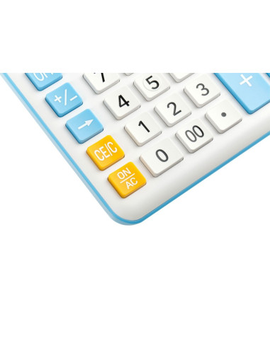 SD-CAL241/ALB/BLEU,Calculator de birou 12 digiti, 206 x 155 x 35 mm, Eleven CDC120 ALB/BLEU