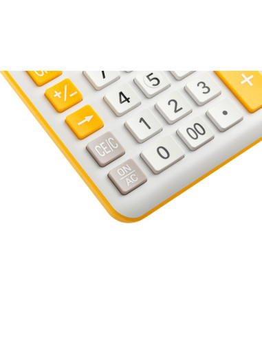 SD-CAL241/ALB/ORANGE,Calculator de birou 12 digiti, 206 x 155 x 35 mm, Eleven CDC120 ALB/ORANGE