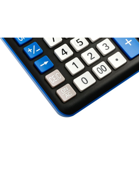 SD-CAL241/NEGRU/ALBASTRU,Calculator de birou 12 digiti, 206 x 155 x 35 mm, Eleven CDC120 NEGRU/ALBASTRU
