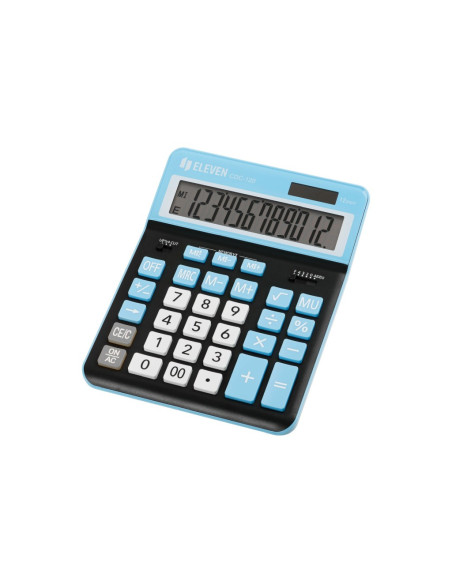 SD-CAL241/NEGRU/BLEU,Calculator de birou 12 digiti, 206 x 155 x 35 mm, Eleven CDC120 NEGRU/BLEU