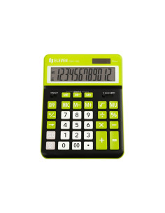 SD-CAL241/NEGRU/VERDE,Calculator de birou 12 digiti, 206 x 155 x 35 mm, Eleven CDC120 NEGRU/VERDE 2