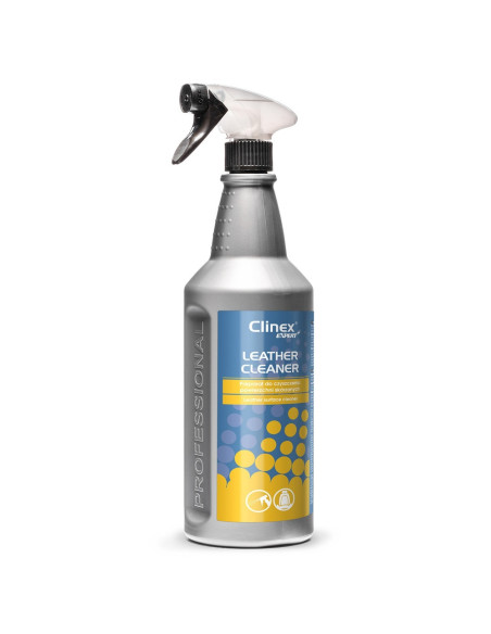 CL40103,CLINEX EXPERT+ Leather Cleaner, solutie pt. curatare suprafete din piele naturala, 1 litru, cu pulve