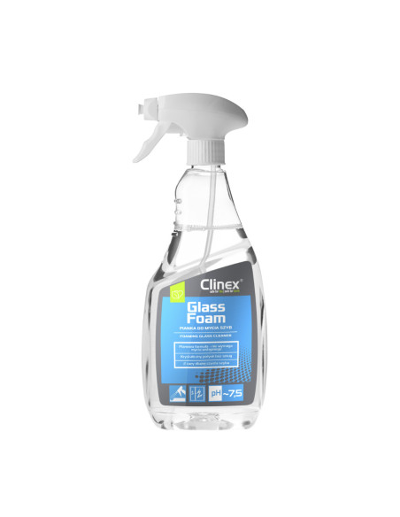 CL77688,CLINEX Glass Foam, 650 ml, cu pulverizator, spuma pentru curatare geamuri