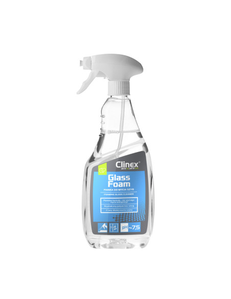 CL77688,CLINEX Glass Foam, 650 ml, cu pulverizator, spuma pentru curatare geamuri