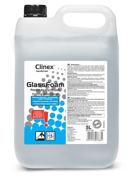 CL77694,CLINEX Glass Foam, 5 litri, spuma pentru curatare geamuri
