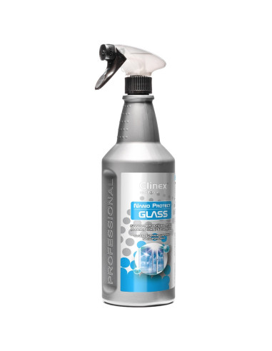 CL77329,Clinex NanoProtect Glass, 1 litru, cu pulverizator, solutie pentru spalat geamuri, efect anti-aburir