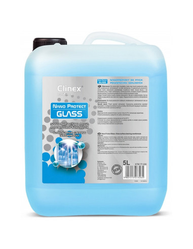 CL77330,Clinex NanoProtect Glass, 5 litri, solutie pentru spalat geamuri, efect anti-aburire