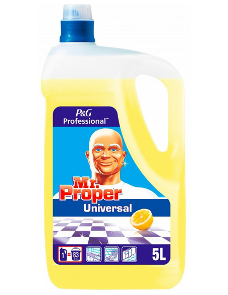 HG-817283,Mr. PROPER Professional Lemon, detergent lichid universal, 5 litri HG-817283,Mr. PROPER Professional Lemon, detergent lichid universal, 5 litri