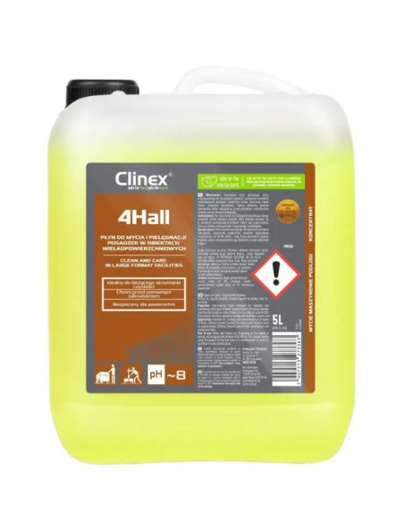 CL77659,CLINEX 4Hall, 5 litri, detergent concentrat pentru suprafete mari, manual si pentru masini