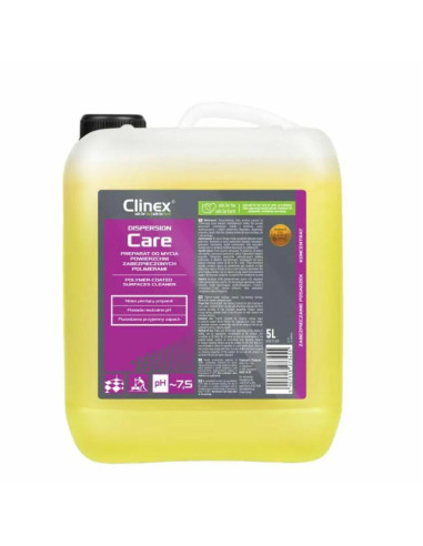 CL77676,CLINEX Dispersion CARE, 5 litri, detergent pentru curatare, polisare si stralucire supraf cu polimer