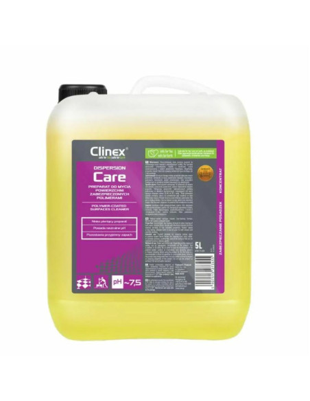 CL77676,CLINEX Dispersion CARE, 5 litri, detergent pentru curatare, polisare si stralucire supraf cu polimer