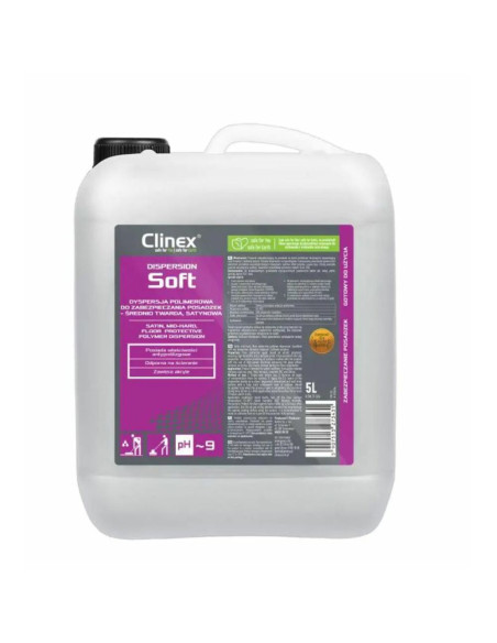 CL77674,CLINEX Dispersion SOFT, 5 litri, detergent pentru curatare, polisare si stralucire suprafete diverse